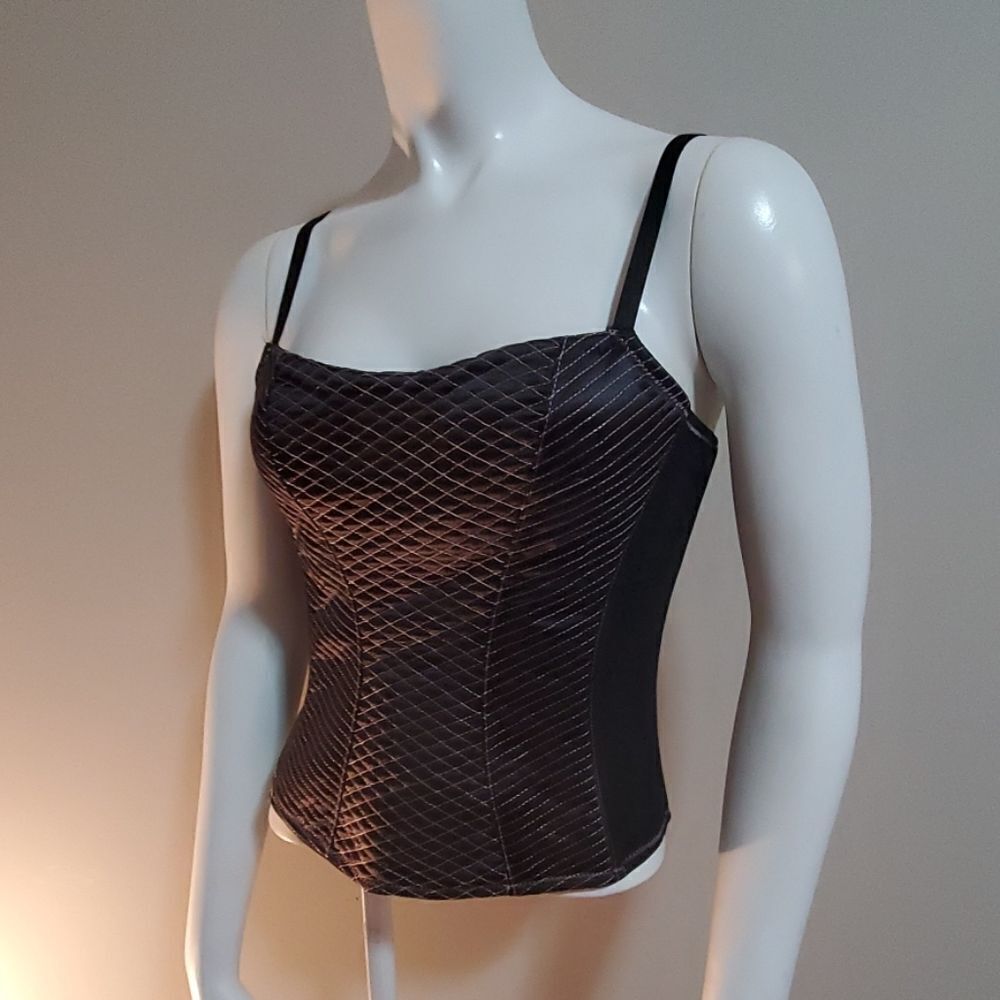 Native Intimates Black & Pink Steampunk Corset 34B